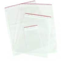 Grip Seal Bags Zip Polypropylene Transparent 4 x 6 cm Pack of 100