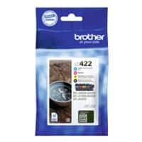 Brother LC422VAL Original Ink Cartridge Black, Cyan, Magenta, Yellow Pack of 4 Multipack