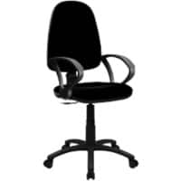 Nautilus Designs Office Chair Bcf/I300/Bk/A Fabric Black