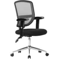 Nautilus Designs Office Chair Permanent Contact Mesh Height-Adjustable Armrest Black BCM/K512/BK/ADT 630 x 630 x 1,155 mm