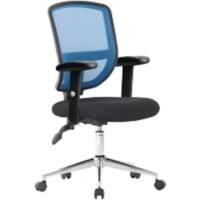 Nautilus Designs Office Chair Bcm/K512/Bl/Adt Mesh Blue Chrome