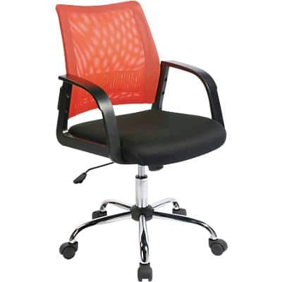 Nautilus Designs Office Chair Bcm/F1204/Og Mesh Orange Chrome