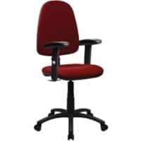 Nautilus Designs Office Chair Bcf/I300/Rd/Adt Fabric Red Black