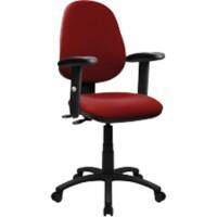Nautilus Designs Office Chair Bcf/P606/Rd/Adt Fabric Red Black
