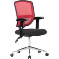 Nautilus Designs Office Chair Bcm/K512/Rd/Adt Mesh Red Chrome