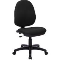 Nautilus Designs Office Chair Fabric Without armrest Black BCF/I300/BK 630 x 535 mm