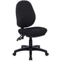 Nautilus Designs Office Chair Synchro Tilt Fabric Without armrest Black BCF/P606/BK 630 x 600 x 1,060 mm