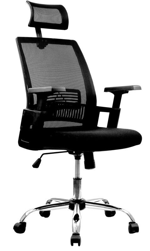 Nautilus Designs Office Chair Basic Tilt Mesh Height-Adjustable Armrest Black 660 x 640 x 1,105 mm