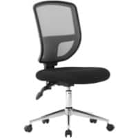 Nautilus Designs Office Chair Permanent Contact Mesh Without armrest Black BCM/K512/BK 630 x 630 x 1,155 mm