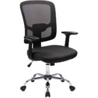 Nautilus Designs Office Chair Basic Tilt Mesh Fixed Armrest Black BCM/S550/BK 640 x 640 x 1,125 mm