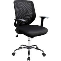 Nautilus Designs Office Chair Dpa95Atg/Mbk Mesh Black Chrome