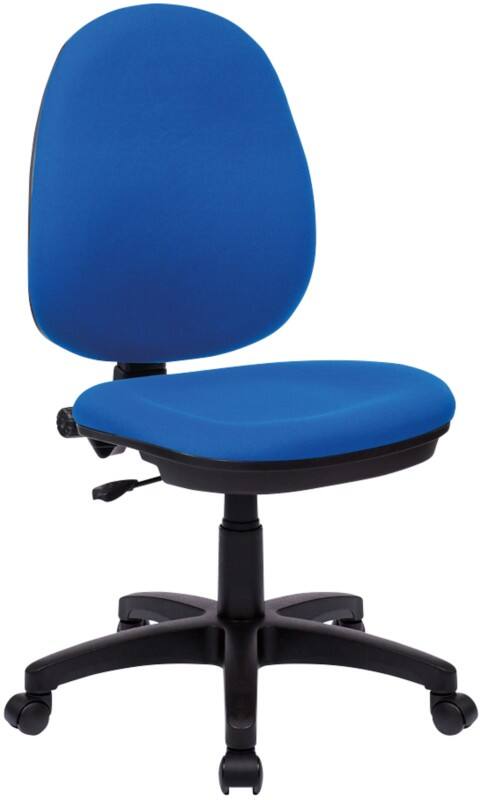 Nautilus Designs Office Chair Fabric Without armrest Blue  630 x 535 mm