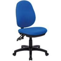 Nautilus Designs Office Chair Permanent Contact Fabric Without armrest Blue BCF/P505/BL 630 x 600 x 1,060 mm