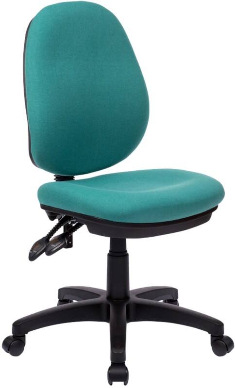 Nautilus Designs Office Chair Permanent Contact Fabric Without armrest Green 630 x 600 x 1,060 mm