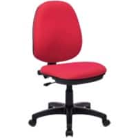 Nautilus Designs Office Chair Fabric Without armrest Red BCF/I300/RD 630 x 535 mm