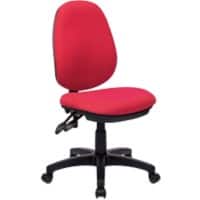 Nautilus Designs Office Chair Synchro Tilt Fabric Without armrest Red BCF/P606/RD 630 x 600 x 1,060 mm