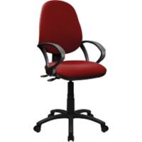 Nautilus Designs Office Chair Bcf/P606/Rd/A Fabric Red Black