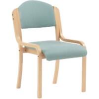 Nautilus Designs Conference Chair Fabric Without armrest Aqua 110 kg DPA2070/BE/AQ 630 x 680 x 690 mm