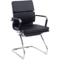 Nautilus Designs Cantilever Chair Bcl/5003Av/Bk Non Height Adjustable Black Chrome