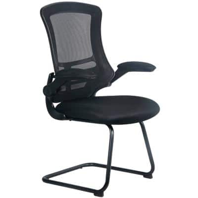 Nautilus Designs Cantilever Chair Bcm/L1302V/Bk Non Height Adjustable Black