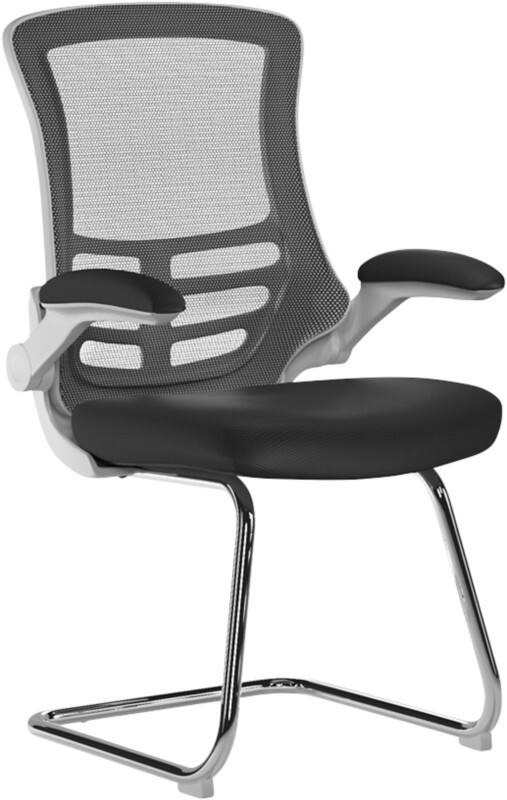 Nautilus Designs Cantilever Chair Mesh Black 650 x 650 x 1,060 mm