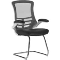 Nautilus Designs Cantilever Chair Bcm/L1302V/Whbk Non Height Adjustable Black Chrome