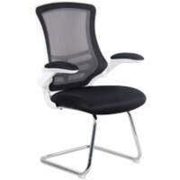 Nautilus Designs Cantilever Chair Bcm/L1302V/Whbk Non Height Adjustable Black Chrome