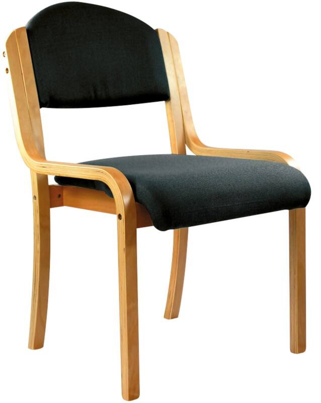 Nautilus Designs Conference Chair Fabric Without armrest Black 110 kg 630 x 680 x 690 mm