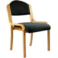 Nautilus Designs Conference Chair Fabric Without armrest Black 110 kg DPA2070/BE/BK 630 x 680 x 690 mm