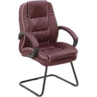 Nautilus Designs Cantilever Chair Real leather Fixed Armrest DPA609AV/LBY 710 x 770 x 1,020 mm