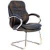 Nautilus Designs Cantilever Chair Dpa618Av/Bw Non Height Adjustable Brown Chrome