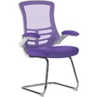 Nautilus Designs Cantilever Chair Mesh Purple BCM/L1302V/WHPL 650 x 650 x 1,060 mm