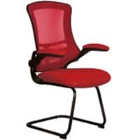 Nautilus Designs Cantilever Chair Bcm/L1302V/Rd Non Height Adjustable Red Black