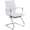 Nautilus Designs Cantilever Chair Bcl/8003Av/Wh Non Height Adjustable White Chrome