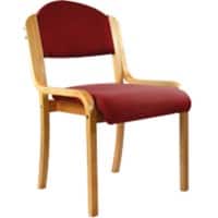 Nautilus Designs Conference Chair Fabric Without armrest Wine 110 kg DPA2070/BE/WN 630 x 680 x 690 mm