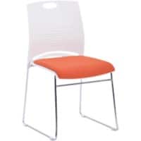 Nautilus Designs Conference Chair Bcp/S900/Og Non Height Adjustable Orange Chrome