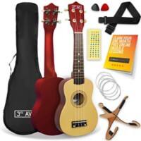 3rd Avenue Ukulele Natural Set