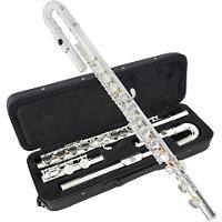 Montreux Sonata Student Curved Head Flute Silver