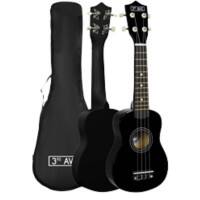 3rd Avenue Soprano Ukulele Black Set