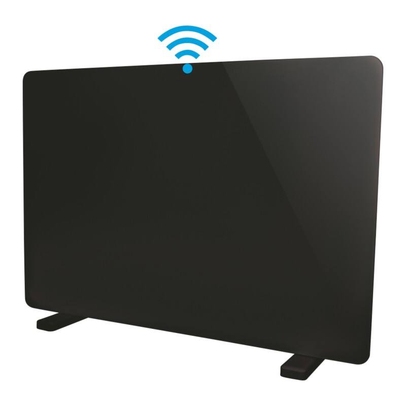 igenix Glass Panel Heater Black IG9521BLWIFI