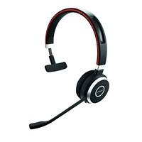 Jabra Evolve Evolve 65 SE MS Wireless Mono Headset Over-the-head Noise Cancelling Bluetooth Black