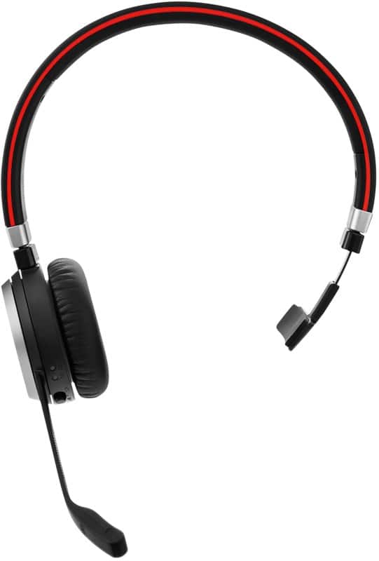 Jabra Evolve Wired & Wireless Headset Over-the-head Bluetooth With Bluetooth With Microphone Mono SE 65 Black
