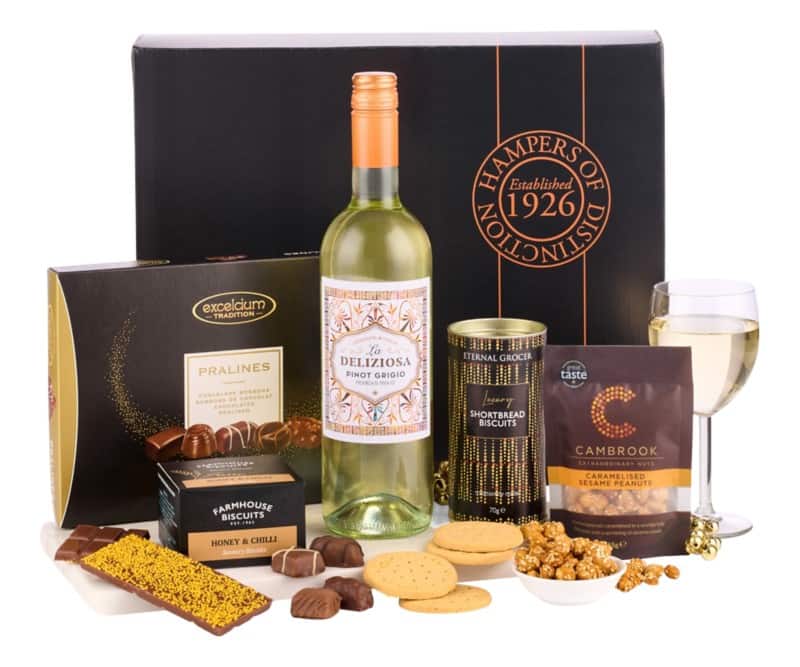 Hampers of Distinction The Celebration Hamper Basket