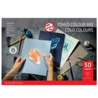 Talens Pad 91530052 180 gsm A4 Multicolour 50 Sheets