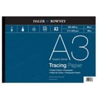 Daler-Rowney Pads 403240300 90 gsm A3 Clear 50 Sheets