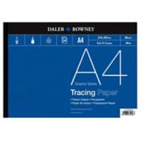 Daler-Rowney Pad 403550400 60 gsm A4 Clear 50 Sheets
