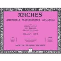 ARCHES Watercolour Pad White 300 gsm 12 Sheets