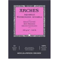 ARCHES 310 x 230 mm Watercolour Pad White 300 gsm 12 Sheets