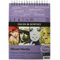 Daler-Rowney Pad 437150300 250 gsm A3 White 30 Sheets