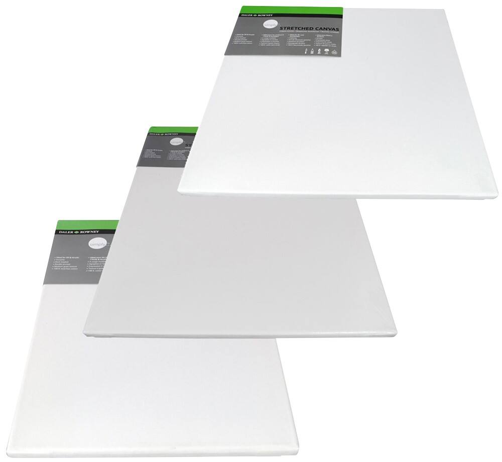 DALER-ROWNEY Canvas 514083030 White 300 mm (W) X 300 mm (D) X 32 mm (H)